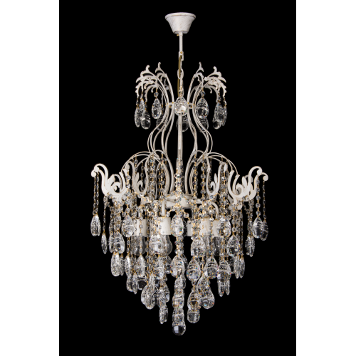 Lampa Kryształowa Biała